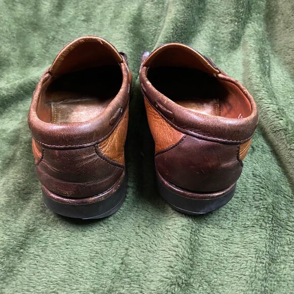 Allen Edmonds Mens Loafers Size 8D Tassel Brown Nashua Leather - Picture 6 of 15